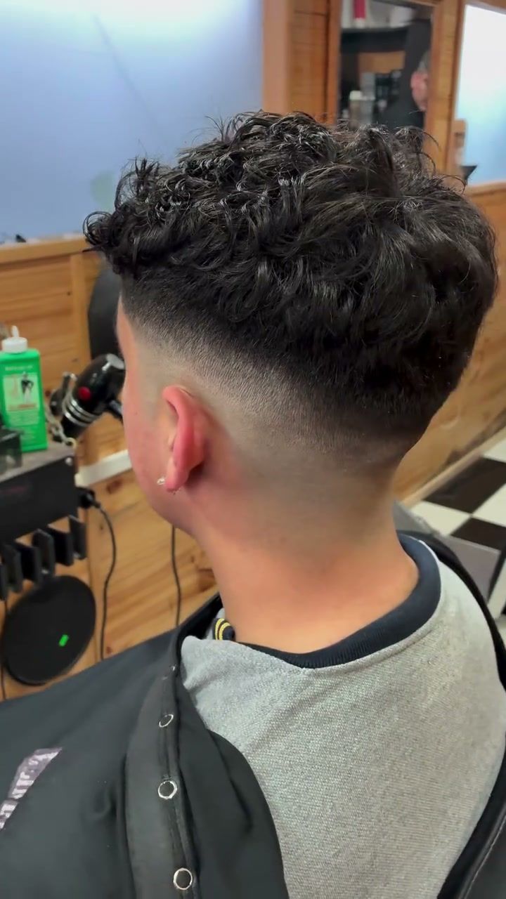 Degradado terminado, vista de perfil
